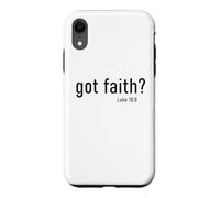 Got Faith? Luke 18:8 Christian Bible Verse Reminder Faith Case for iPhone XR
