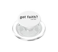 Got Faith? Luke 18:8 Christian Bible Verse Reminder Faith PopSockets PopGrip for MagSafe