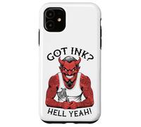 Got Ink Funny Tattoo Devil Hell Yeah Inked Tattooist Case for iPhone 11