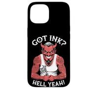 Got Ink Funny Tattoo Devil Hell Yeah Inked Tattooist Case for iPhone 15