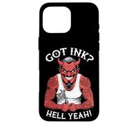 Got Ink Funny Tattoo Devil Hell Yeah Inked Tattooist Case for iPhone 16 Pro Max