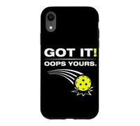 Got it! Oops yours Funny Pickleball Player Case for iPhone XR