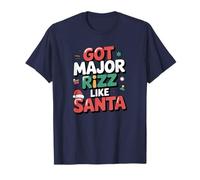 Got Major Rizz Like Santa, Gen Z Alpha Christmas T-Shirt