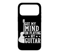 Got My Mind On Playing My Guitar Musician Music Guitarist Case for iPhone 17 Pro Max
