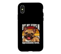 Got My Steps In Approximately Seven Bulldog Case for iPhone X/XS