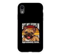 Got My Steps In Approximately Seven Bulldog Case for iPhone XR