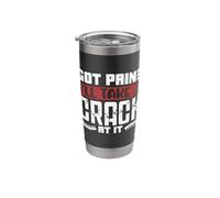 Got Pain I'll Take A Crack Chiropractic Spine Chiropractor Stainless Steel Insulated Tumbler