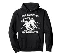 Got Passed By My Daughter Funny Skiing Dad Ski Pullover Hoodie