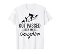Got Passed by My Daughter Funny Skiing Sayings for dads T-Shirt