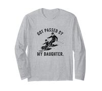 Got Passed by My Daughter Funny Skiing Ski Dad Winter Long Sleeve T-Shirt