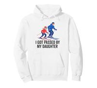 got passed by my daughter funny skiing ski husband dad Pullover Hoodie
