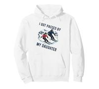 got passed by my daughter funny skiing ski husband dad Pullover Hoodie