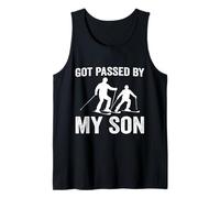 Got Passed by My Son Retro Ski Dad Humor Tank Top