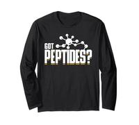 Got Peptides Science Nerd Bodybuilding Joke Long Sleeve T-Shirt