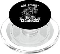 GOT POWER? THANK MY SON Proud Dad Lineman PopSockets PopGrip for MagSafe
