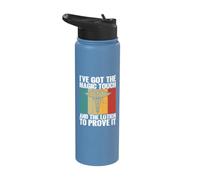 Got the Magic Touc and the Lotion to Prove Massage Therapist Stainless Steel Insulated Water Bottle