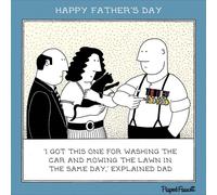 Got This One For Mowing The Lawn Funny Fred Father's Day Card Greeting Cards