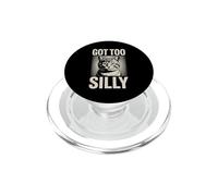 Got Too Silly Cute Cat Meme Funny Vibes PopSockets PopGrip for MagSafe