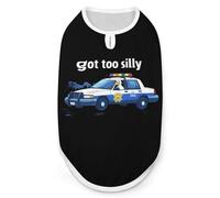 Got Too Silly Dog Shirt Cat Tank Top Pet Clothes Sleeveless Summer T-Shirts for Small Medium Puppy