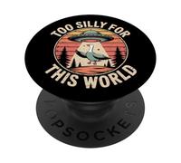 Got Too Silly For This World Goose Funny PopSockets Adhesive PopGrip