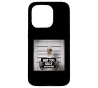 Got Too Silly Funny Goose Mugshot Case for iPhone 15 Pro