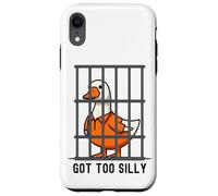Got Too Silly Funny Goose Pun Humor for Animal Lovers Case for iPhone XR