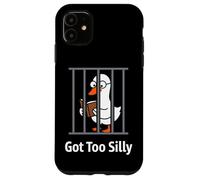 Got Too Silly Funny Goose Teacher Lovers Pun Humor Animal Case for iPhone 11
