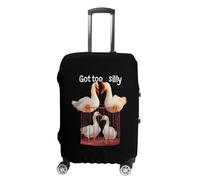 Got Too Silly Goose Funny Luggage Cover Washable Suitcase Protector Travel Baggage Covers
