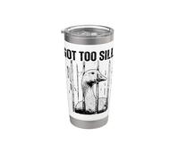 Got Too Silly Goose Meme Funny Jailbird Prison Sarcastic Art Stainless Steel Insulated Tumbler