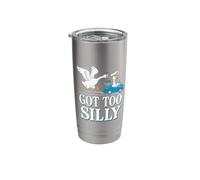 Got Too Silly Goose Mischief Maker Animal Graphic Stainless Steel Insulated Tumbler