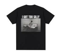 Got Too Silly Printing T-Shirts Funny Meme Summer Top Cute Animals Goose Cat Silly Shirts