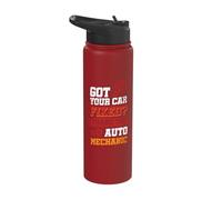 Got Your car Fixed? Thank The Auto Mechanic Stainless Steel Insulated Water Bottle