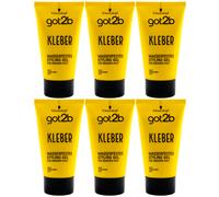 Got2b adhesive waterproof styling gel 6 x 150ml hair gel for extreme hold