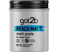 Got2b Beach Matt, Medium Hold, No Stickiness, Matt Texture Hair Paste, 100ml