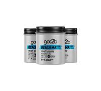 Got2B Beach Matt Texturizing 'paste' 3X100Ml In Grey Grey One Size
