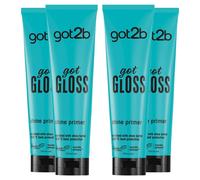 Got2b Gloss Hair Primer Lotion for Glossy And Glass-like Hair, 4 Pack