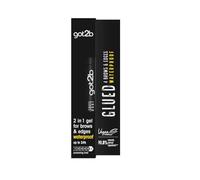 Got2b glued for Brows & Edges eyebrow gel, vegan waterproof eyebrow gel, fast drying with no residue or stickiness 16ml