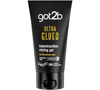 got2b Glued Ultra Styling Hair Gel 150 ml, Glued Styling Gel for up to 48h Ultra Strong Hold, For Extreme Hairstyles, Vegan* Formula