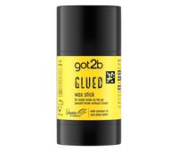 got2b Glued Wax Stick 50g, Long-Lasting Styling Wax Stick, Clear Hair Wax Stick for Slick Looks On the Go, Non-Greasy Hair Pomade to Tame Flyaways, Strong Hold, Vegan Formula*