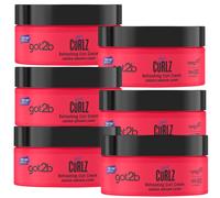 Got2b Got Curlz 6x 200ml Refreshing Curly Girl Cream Naturally Defined Curls