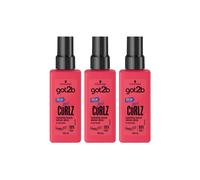 Got2B Got Curlz Hydrating Beach Curly Waves 'hair Spray', 3X150Ml In Red Red 150ml
