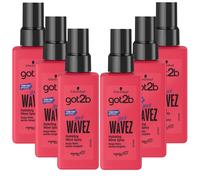 Got2B Got Wavez Hydrating 6X 150Ml Wave Spray Lässig Wellen Welches Haar Curly