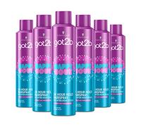Schwarzkopf got2b Happy Hour Hairspray, 24 Hours Long Lasting Hold, Vegan, Silicone Free, 300 ml - Pack of 6