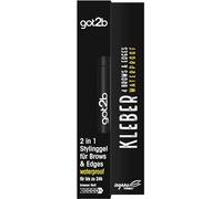 got2b Kleber 4 Brows & Edges Waterproof (16 ml), 2-in-1 Brow Gel & Hair Mascara, Sweat & Waterproof for up to 24 Hours Hold, with Practical Eyebrow Brush for Styling Hair Contours & Edges