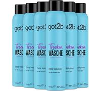 got2b Schwarzkopf Dry Shampoo Extra Volume (6 x 200 ml), Instant Fresh Effect & Volume Boost, No Residue, Up to 48 Hours Fragrance