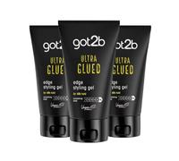 Got2b Ultra Glued Edge Styling Gel Tube 150ml - Pack of 3