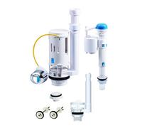 Gota V26 Toilet Wc Cistern Spares Pack Push Button Cable Dual Flush Valve And 1/2" Bottom Entry Fill Valve