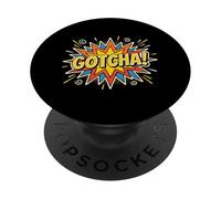 Gotcha April Fools Day Prank Humor Joke Comedy Joker PopSockets Adhesive PopGrip