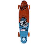 Gotcha Icons Never Die Complete Cruiser Skateboard,White/Multi,5.75-Inch