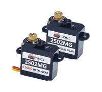 GOTECK 2PCS 2g Mini Servo, Micro Full Metal Gear Digital Servo,for RC Car Model Boat Fixed-Wing Helicopter Airplane Robot Toy